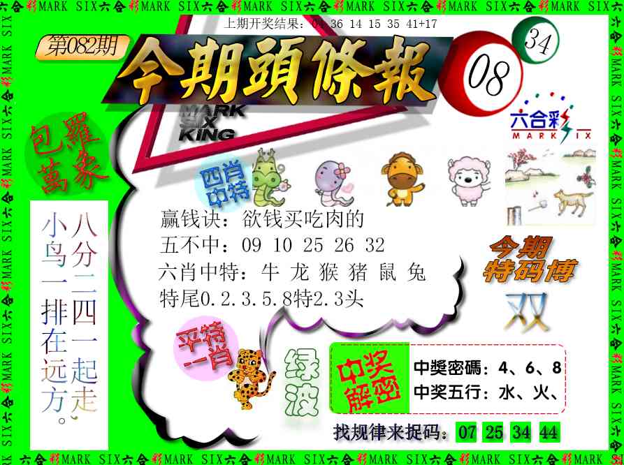 082期今期头条报[图]